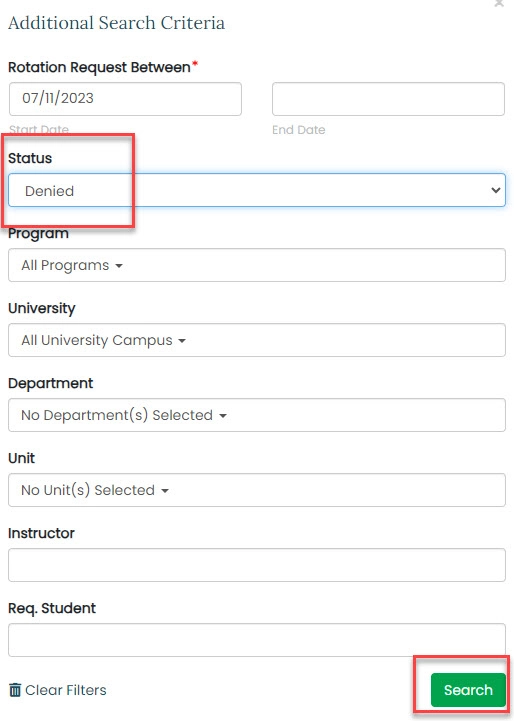 denial search box graphic