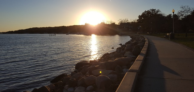 Shoreline of Lake Geneva