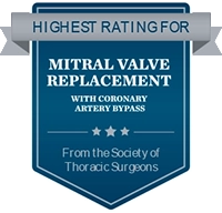 Mitral valve replacement with copy badge